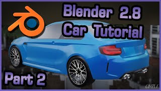 How to make a car in Blender 28 pt 2 [upl. by Labanna420]