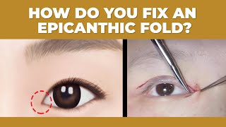 How Do You Fix Epicanthic Fold Double Eyelid Surgery in Delhi  Dr PK Talwar [upl. by Zetrom]