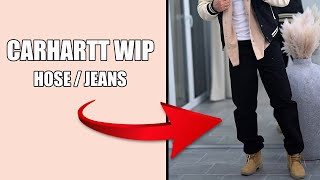 Carhartt WIP Hose  Jeans  Outfit Inspiration [upl. by Anigar]