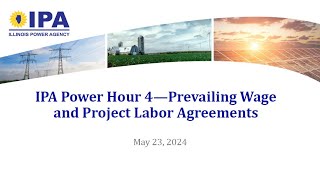 Prevailing Wage and Project Labor Agreements [upl. by Vitus]