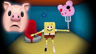 PIGGYS HEAD ON A FORK  Roblox Sponge Chapter 2 [upl. by Modla]