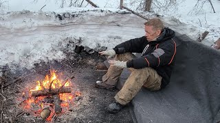 Lost in Alaska  How to NOT Freeze to Death Winter Survival Camping amp Bushcraft No Tent or Bag [upl. by Geller574]