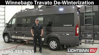 LichtsinnRVcom  How to DeWinterize a Winnebago Travato [upl. by Theurer]