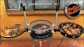 Asador y Quemador hecho con un Rin [upl. by Gannon405]