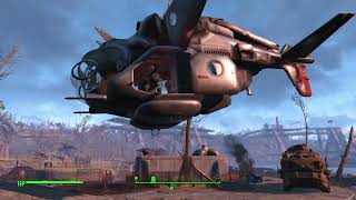 How to get on a vertibird in Fallout 4 [upl. by Onavlis989]