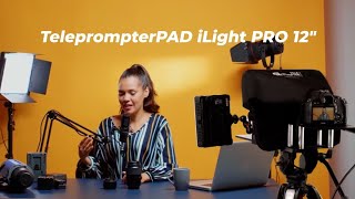 TeleprompterPAD iLight PRO 12  product showcase [upl. by Gyasi]