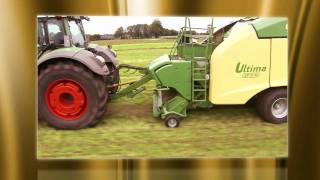 AGRITECHNICA 2011 Goldmedaille NONSTOP Round BalerWrapper Combination quotUltimaquot Krone [upl. by Inhsor833]