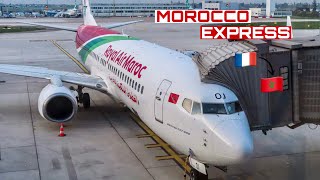 Royal Air Maroc  Paris Orly 🇫🇷 to Casablanca 🇲🇦  Boeing 737800  The Flight Experience [upl. by Neimad]