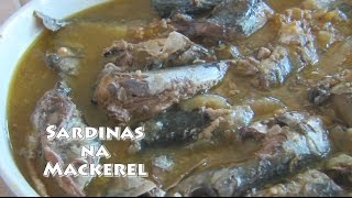 WOW Sardinas na Mackerel Mackerel Prepared Filipino Sardines Style [upl. by Neila304]