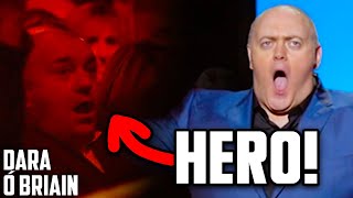 When Comedian Meets A Hero In The Front Row  Dara Ó Briain [upl. by Rehpotsirahc170]