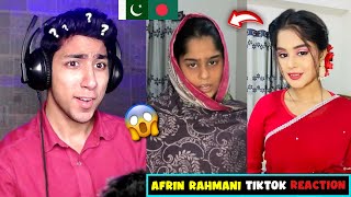 Pakistani React on Afrin Rahmani New TikTok Videos  Bangladeshi Tiktoker  Maadi Reacts [upl. by Aliwt]