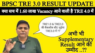 BPSC TRE30 RESULT UPDATE  TRE40 में 160 लाख Vacancy आने वाली है Navinkumarsingh bpsc tre3 [upl. by Enylekcaj178]