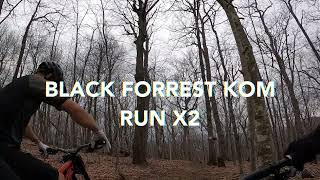 Shredding my Intense Tazer MX EBike at Rocky Knob  2 KOM Runs  Black Forrest  PBJ [upl. by Hannahs]