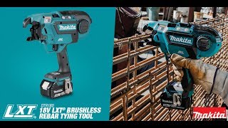 DTR180 18V LXT LithiumIon Brushless Cordless Rebar Tying Tool [upl. by Star282]