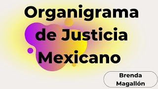 Organigrama de Justicia Mexicano [upl. by Asselem550]