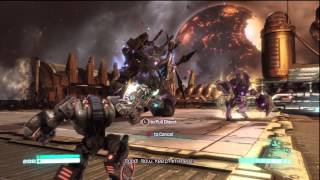 Transformers Fall of Cybertron HD Defeating Bruticus Ending Stage [upl. by Yelrebma]