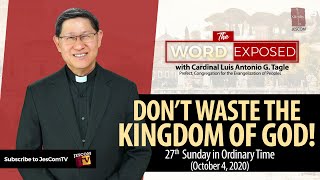 Dont Waste the Kingdom of God  The Word Exposed with Cardinal Tagle October 4 2020 [upl. by Wrigley]