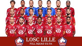 LOSC LILLE OFFICIAL SQUAD SEASON 202324  LOSC Lille  Ligue 1 2324 [upl. by Bay]