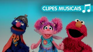 Vila Sésamo quotSe você está contentequot Complete a música Com o Elmo [upl. by Schertz678]