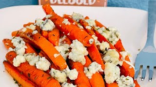 Honey Glazed Carrots Recipe topped with Gorgonzola Cheese [upl. by Bracci]