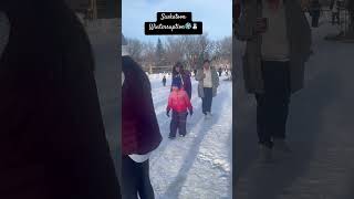 winterruption 2024 winter snow outdoors saskatoon saskatchewan saskatchewanlife shorts [upl. by Ahsakal374]