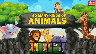 So many kinds of animals  Class 3  EVS  Science  English Medium  Maharashtra Board [upl. by Eecrad]