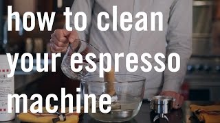 How to Clean Your Espresso Machine [upl. by Adnahsed]