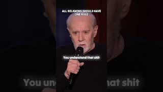 George Carlin  All religions should have one rule [upl. by Let]