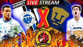 QUERÉTARO VS PUMAS  EN VIVO  LIGA MX JORNADA 2 CLAUSURA 2022 ¡NARRACIÓN EMOCIONANTE [upl. by Hendry322]