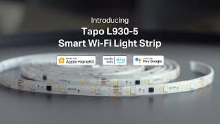 Tapo Smart WiFi LED RGBWIC Light Strip Tapo L9305 [upl. by Yelnats721]