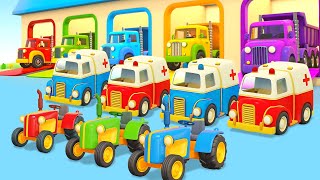 Car cartoons for kids amp Helper cars cartoon full episodes  Ambulance cartoon for kids [upl. by Stronski474]