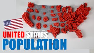 The population of the United States visualized [upl. by Cristabel247]