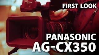 Panasonic AGCX350  First Look [upl. by Hovey659]