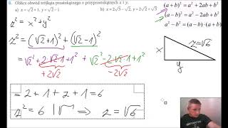 Teraz matura Liczby Rzeczywiste PP zestaw A zadanie 9 [upl. by Nollat]