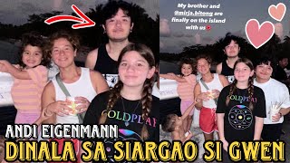 UPDATE ANDI EIGENMANN ISINAMA SA SIARGAO ANG KAPATID NA SI GWEN GARIMOND PINAGKAGULUHAN SA ISLA 😱 [upl. by Aramenta787]