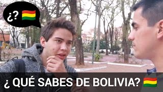 LO QUE LOS PARAGUAYOS SABEN DE BOLIVIA 🇧🇴  Preguntando en la Plaza Uruguaya Asunción  Paraguay [upl. by Ramah]