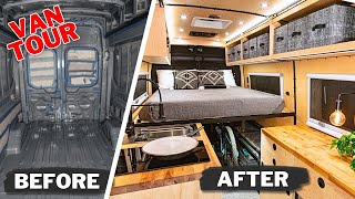 LUXURY VAN TOUR  our dream offgrid van [upl. by Ahsiloc143]