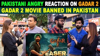 PAKISTANI ANGRY REACTION ON GADAR 2 TRAILER  GADAR 2 MOVIE BANNED IN PAKISTAN  SANA AMJAD [upl. by Veradi]