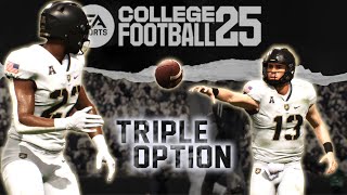 HOW TO USE THE TRIPLE OPTION in College Football 25 [upl. by Schwitzer]