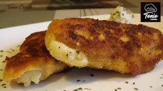 Cómo hacer Pechugas de pollo a la Villaroy  Pechugas de pollo con Bechamel  Receta fácil [upl. by Bourn]