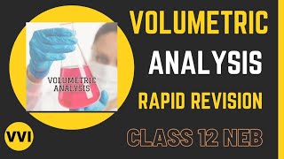 Volumetric Analysis NEB Class 12 Chemistry  Demo Class Of Synapse NEB [upl. by Dranyam]