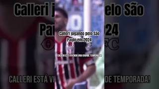 Calleri jogando pelo São Paulo em 2024 Confira quantos jogos gols e assistências ele tem futebol [upl. by Aralk]