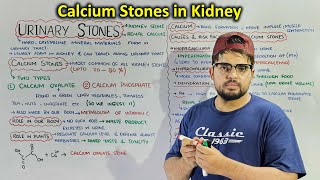 Calcium Stones in Kidney Calcium Oxalate amp Calcium Phosphate stones Urinary stones and its types [upl. by Ilek]