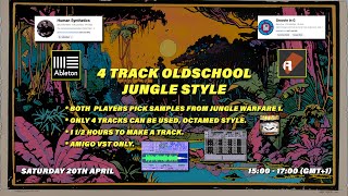 Making jungle like its 1995 Ive just got Jungle Warfare 1 with grooving and the Amigo Sampler [upl. by Jessika]