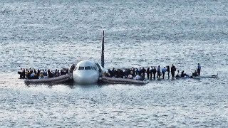 US Airways Flight 1549 Landing Animation [upl. by Eciralc163]