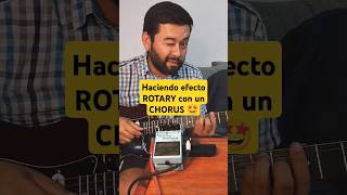 Conseguir un efecto de Rotary con el pedal Chorus guitar [upl. by Eramal]