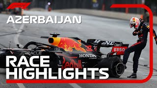 Race Highlights  2021 Azerbaijan Grand Prix [upl. by Haugen143]