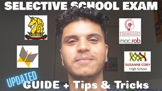 2023 UPDATE How I Got ALL Superiors in the Selective School Exam Guide  Tips amp Tricks [upl. by Eniagrom]