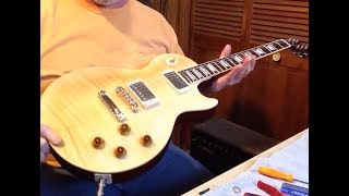 The Tokai Paul Kossoff Tribute Les Paul makeover [upl. by Enaillil371]