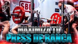 PRESS de BANCA 4 CLAVES para Levantar Más Peso y Mejorar tu Técnica PowerLifting [upl. by Maddalena]